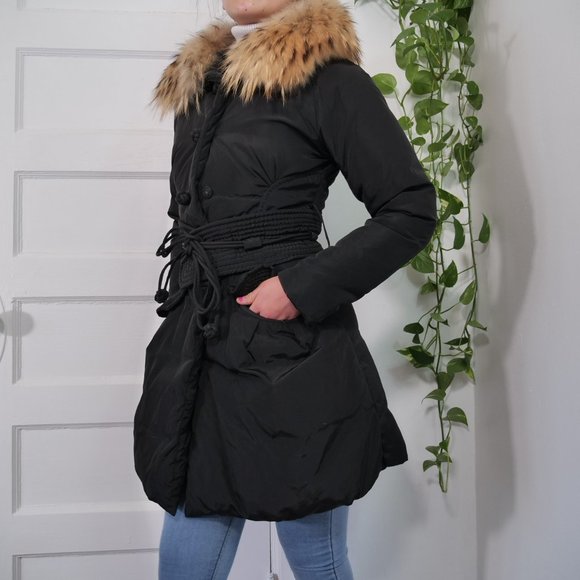 Luxury faux fur black coat, size US S/XS - Picture 6 of 14